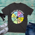 You May Ask Yourself T-Shirt 80's Music Retro Lyrics Pie Chart Unisex Tee Top