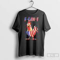 Premium F Caw F America Flag Chicken T Shirts