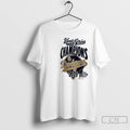 Classic 2025 Los Angeles Dodgers Heather Grey World Series Champions 2 Sided T Shirts