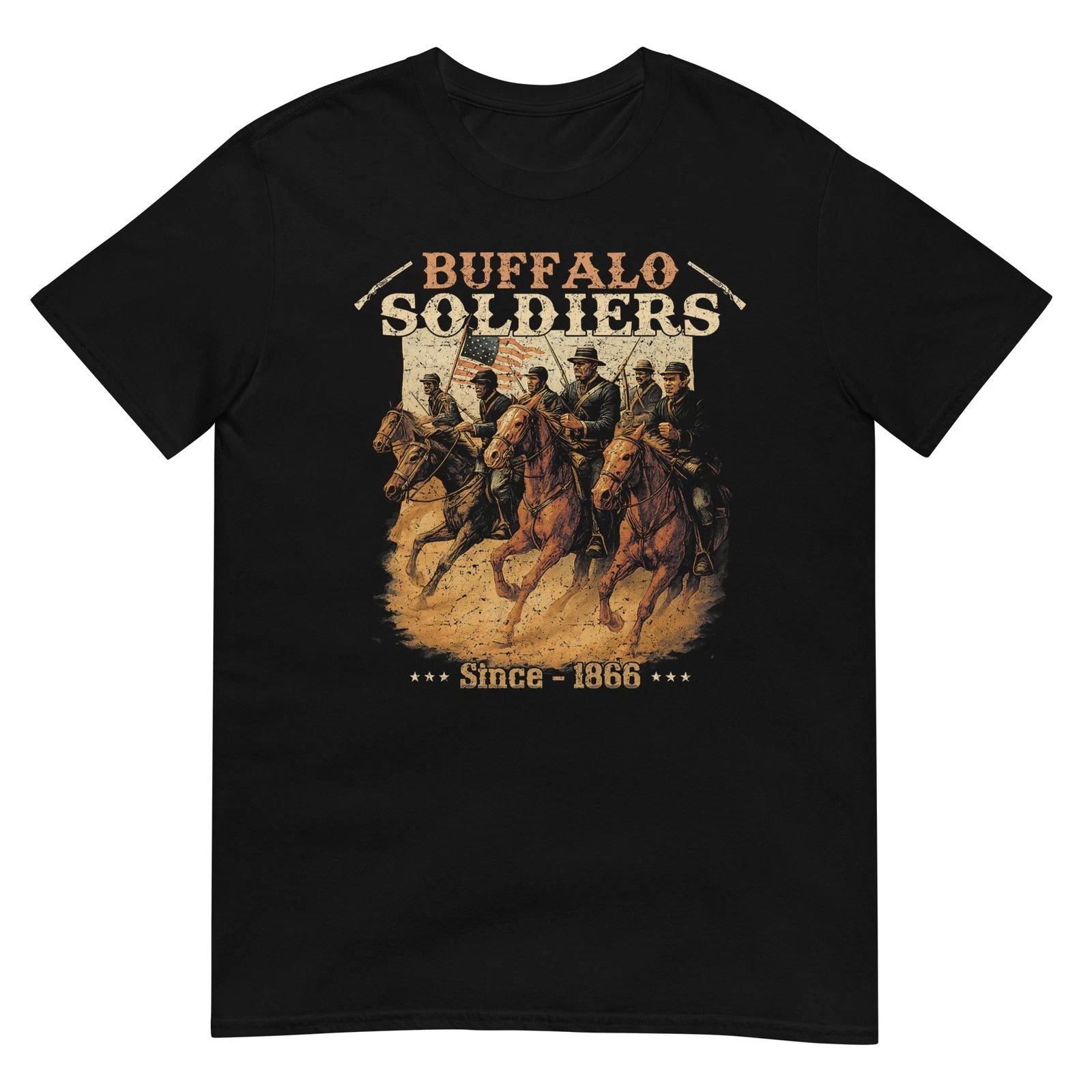 Buffalo Soldiers African American Buffalo Black Culture T-Shirt