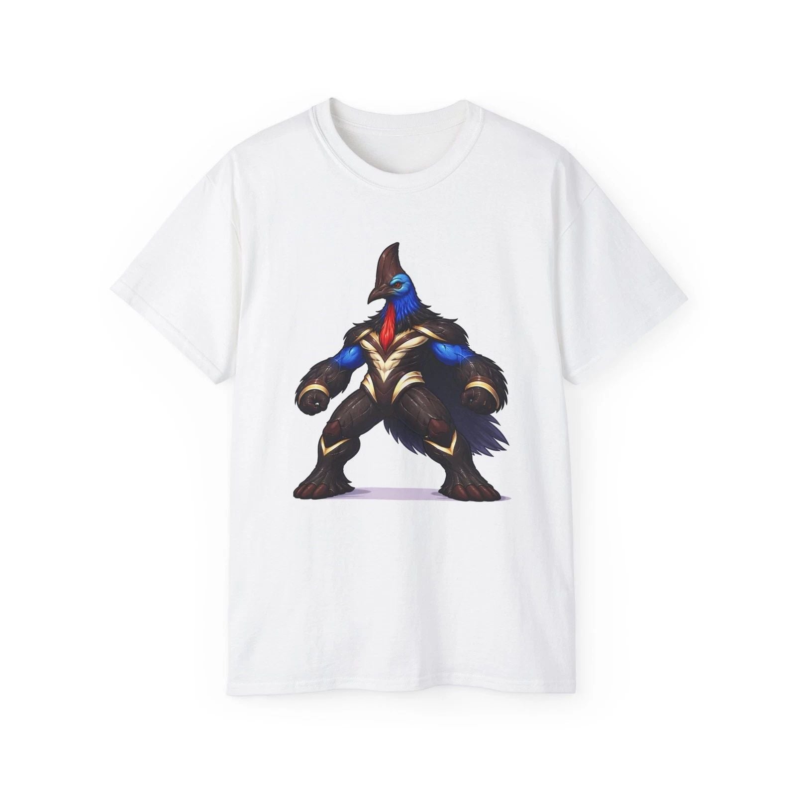 Armored  Warrior Tee | Fantasy Bird Creature Illustration