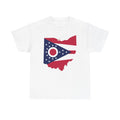 Flag Map of Ohio (United States) T-Shirt