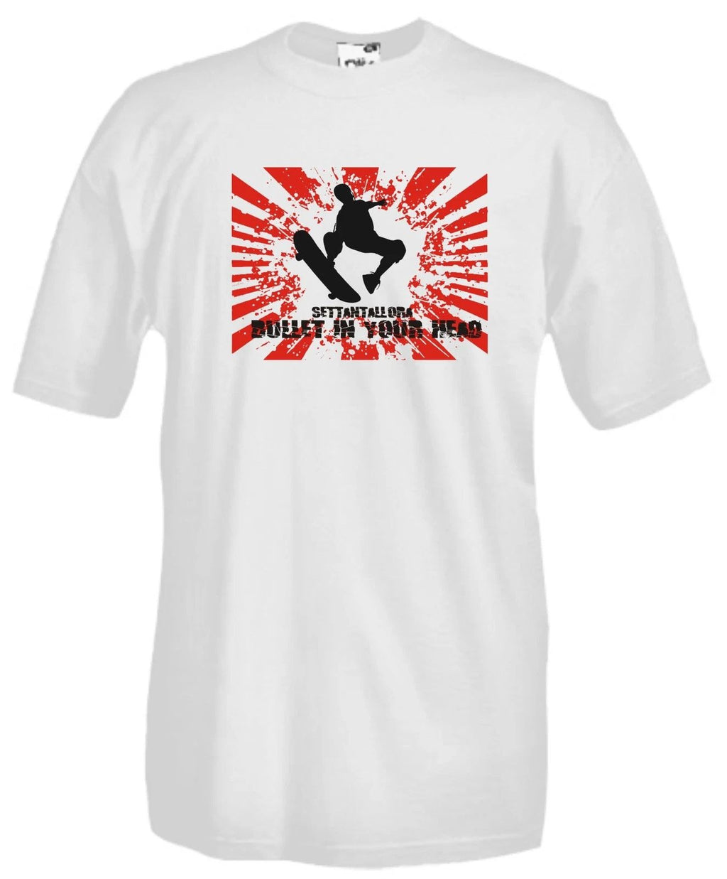 Bullet In Your Head Q04 Skate Park Free Style Skater Street Style T-Shirt