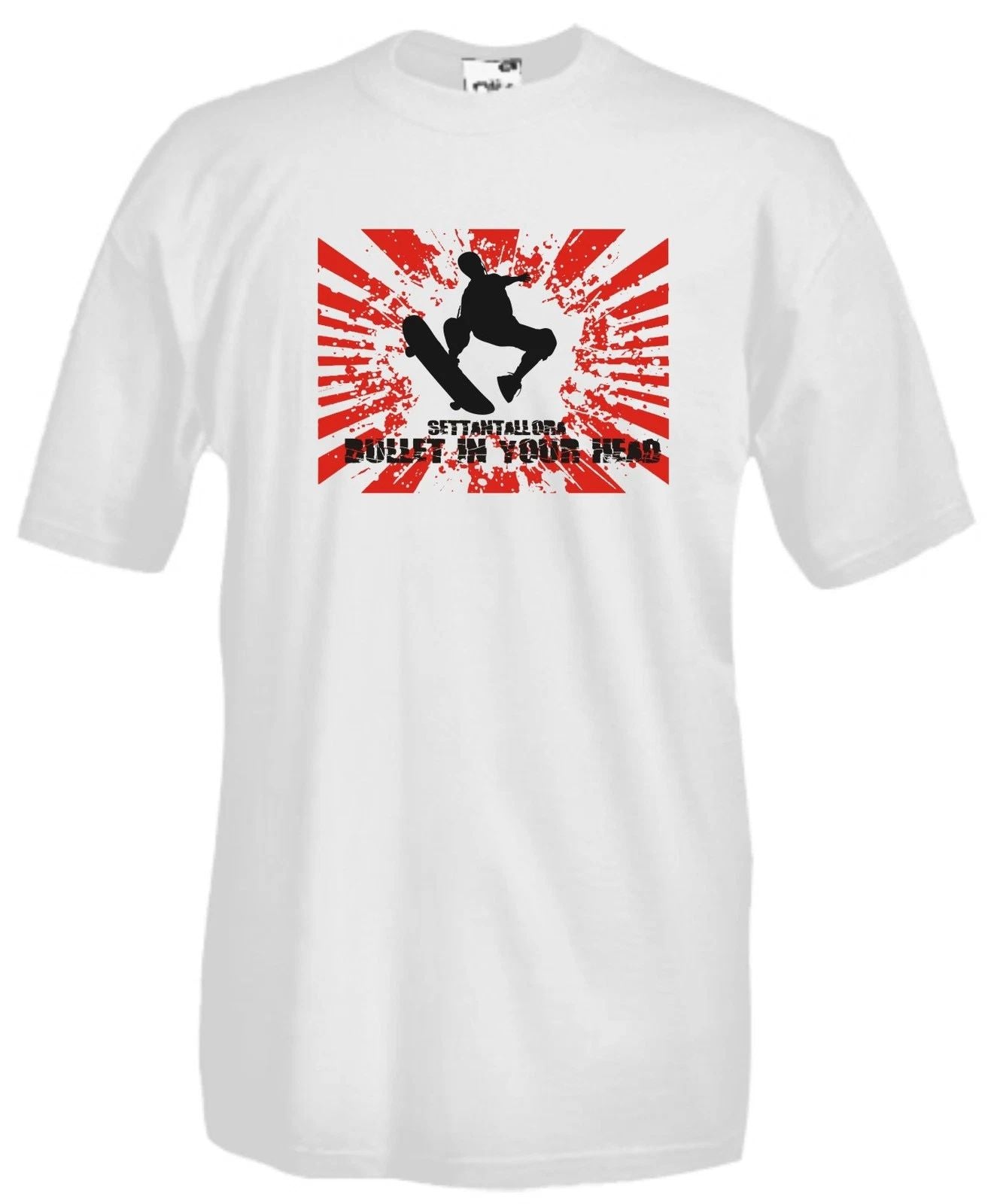 Bullet In Your Head Q04 Skate Park Free Style Skater Street Style T-Shirt