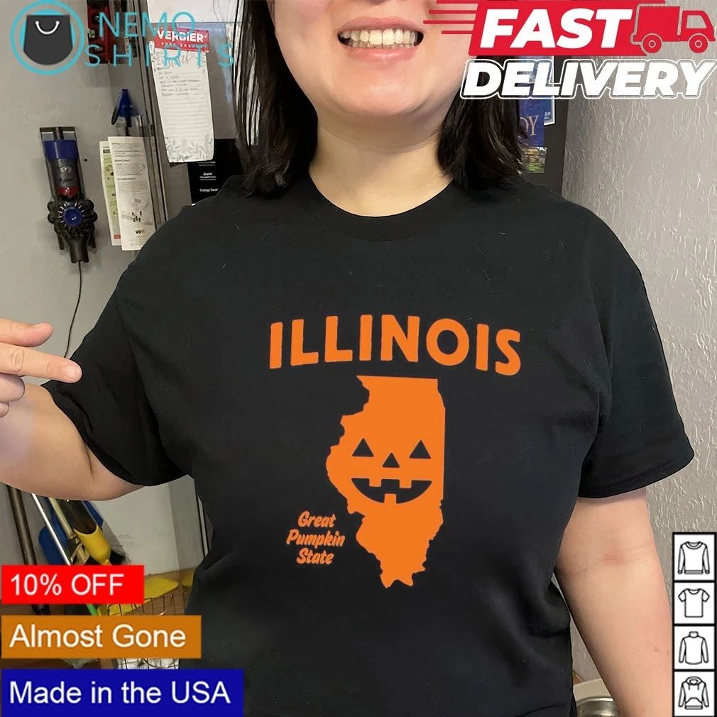 Illinois Great Pumpkin State Halloween shirt