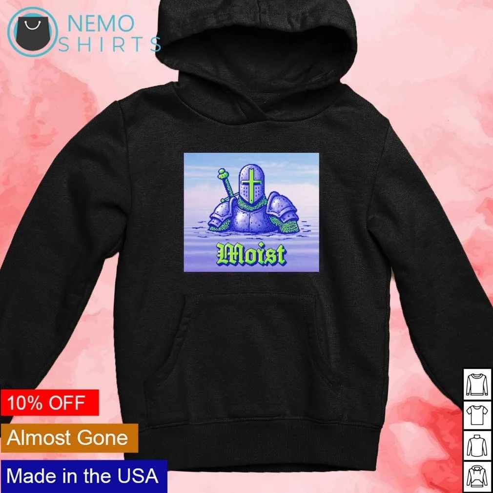 Moist Pixel Art Knight medieval funny armor shirt