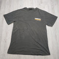 Peninsula Surf Company Mens Grey Distressed Graphic T-Shirt Size M Vintage Style