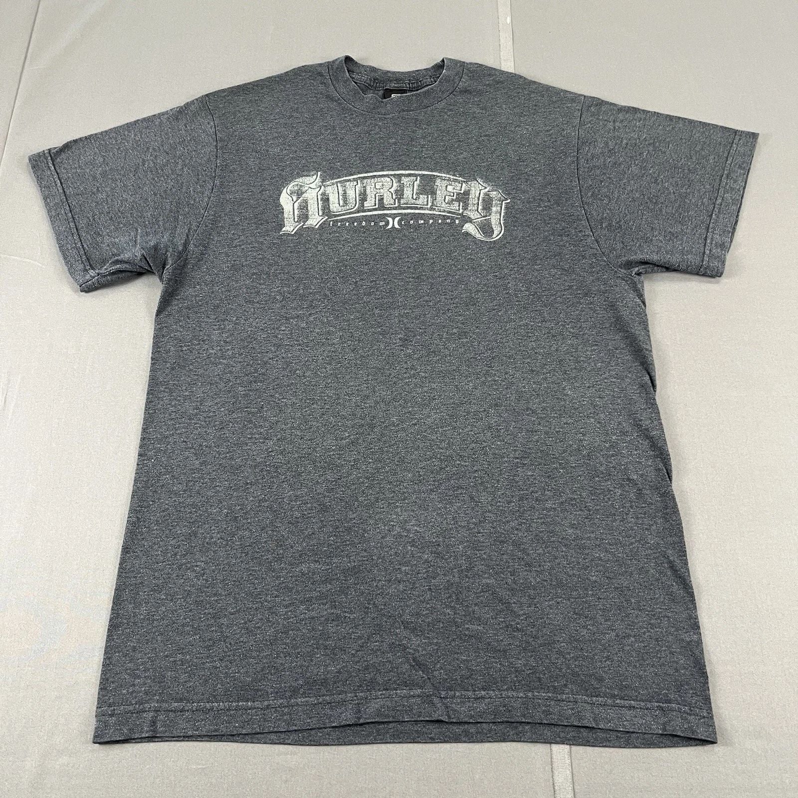 Vintage 2000s Y2K Hurley Skate Surf Emo Grunge Double Sided Shirt Size Large