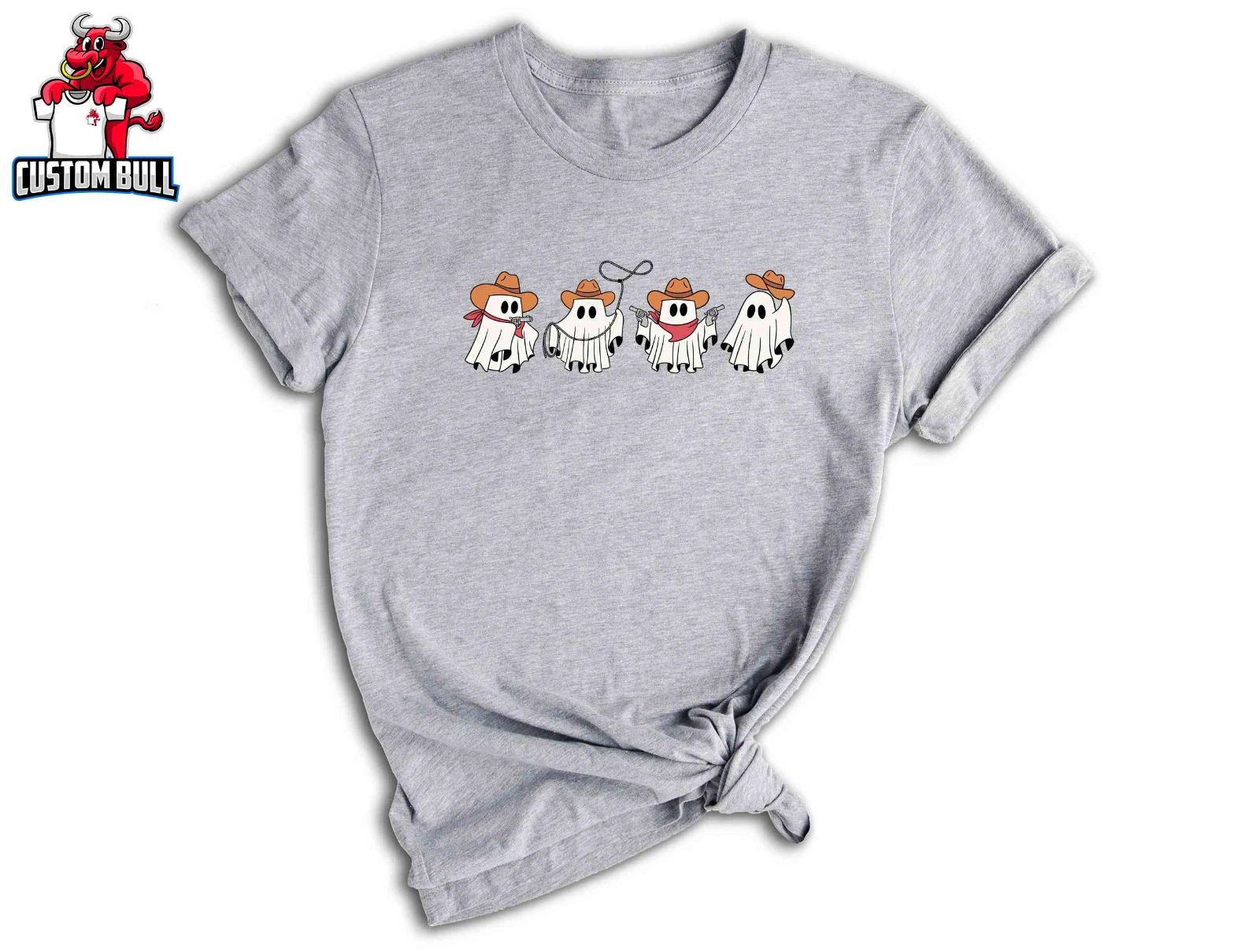 Cowboy Ghosts Shirt, Halloween Ghost Shirt, Halloween Cowgirl Ghosts