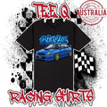 Subaru WRX Bugeye Graffiti Series ~ Black Gildan Cotton Tee JDM