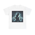 Unisex Adult T Shirt Gothic Fantasy Cat Gravestone Artwork