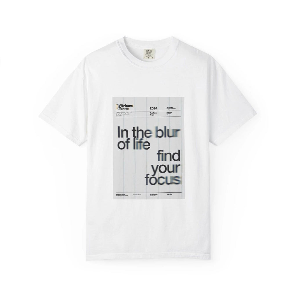 Garment-Dyed T-Shirt with Motivational Quote, Casual Wear, Unisex Top, [...]