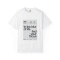 Garment-Dyed T-Shirt with Motivational Quote, Casual Wear, Unisex Top, [...]