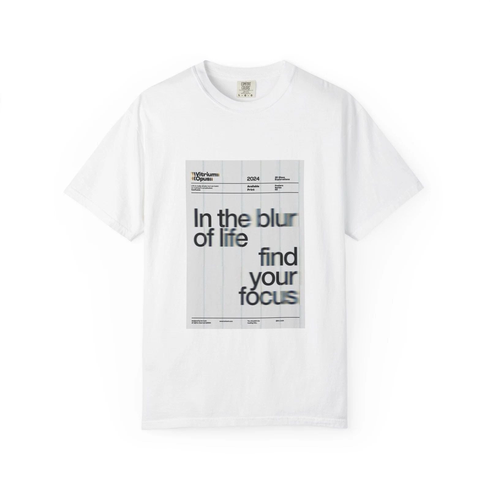 Garment-Dyed T-Shirt with Motivational Quote, Casual Wear, Unisex Top, [...]