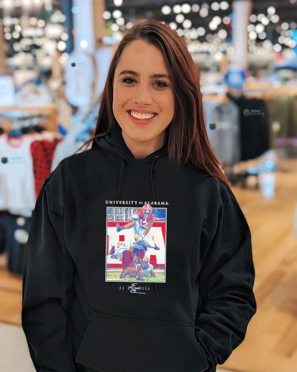 EJ Crowell No 13 University of Alabama Signature shirt
