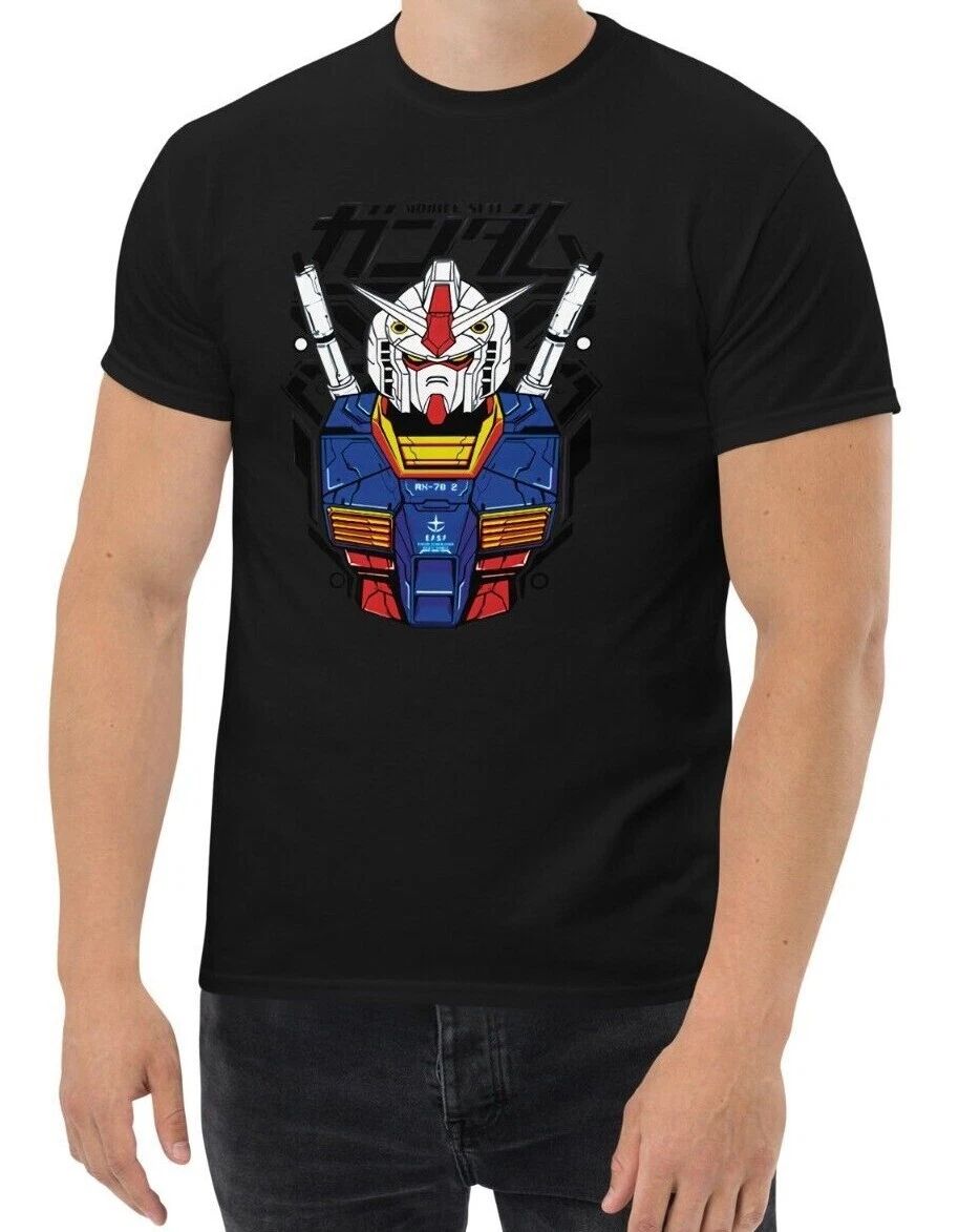 Retro Gundam Men's T Shirt S-5XL Assorted Colors