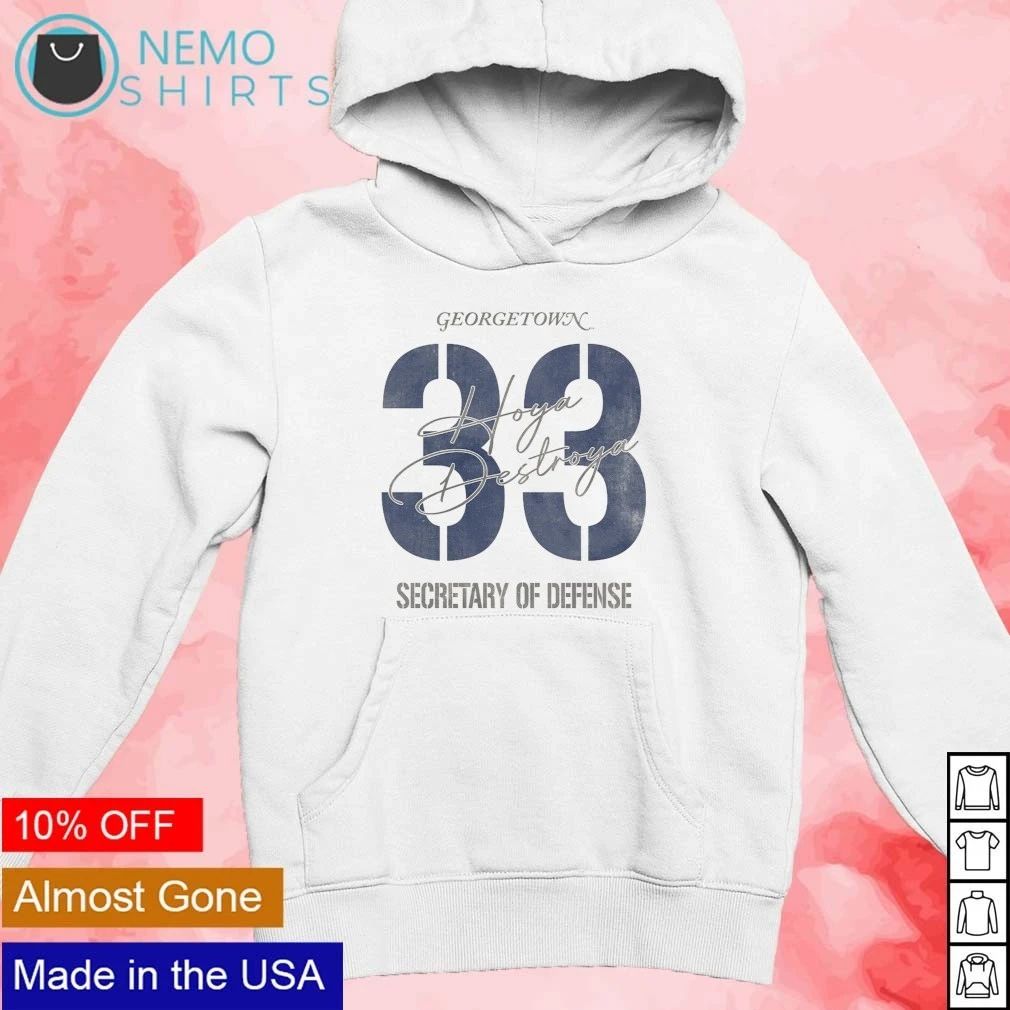 Patrick Ewing Georgetown Hoyas Destroys Secretary Of Defense shirt