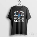 Classic Los Angeles Dodgers Baseball World Series 2025 Champs Back To Back T Shirts