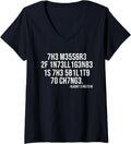 The Measure Of Intelligence Coded Motivational Ladies' O-Neck Tshirt