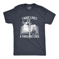 Mens I Have Lived A Thousand Lives T Shirt Funny Video Gaming Role Playing