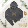 Sacred Geometry Flower of Life Hoodie tee | "Connected by Design"