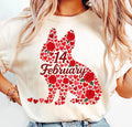 Cute Animalove Squad Comfort T-Shirt Kawaii Valentine Animals Graphic Tee