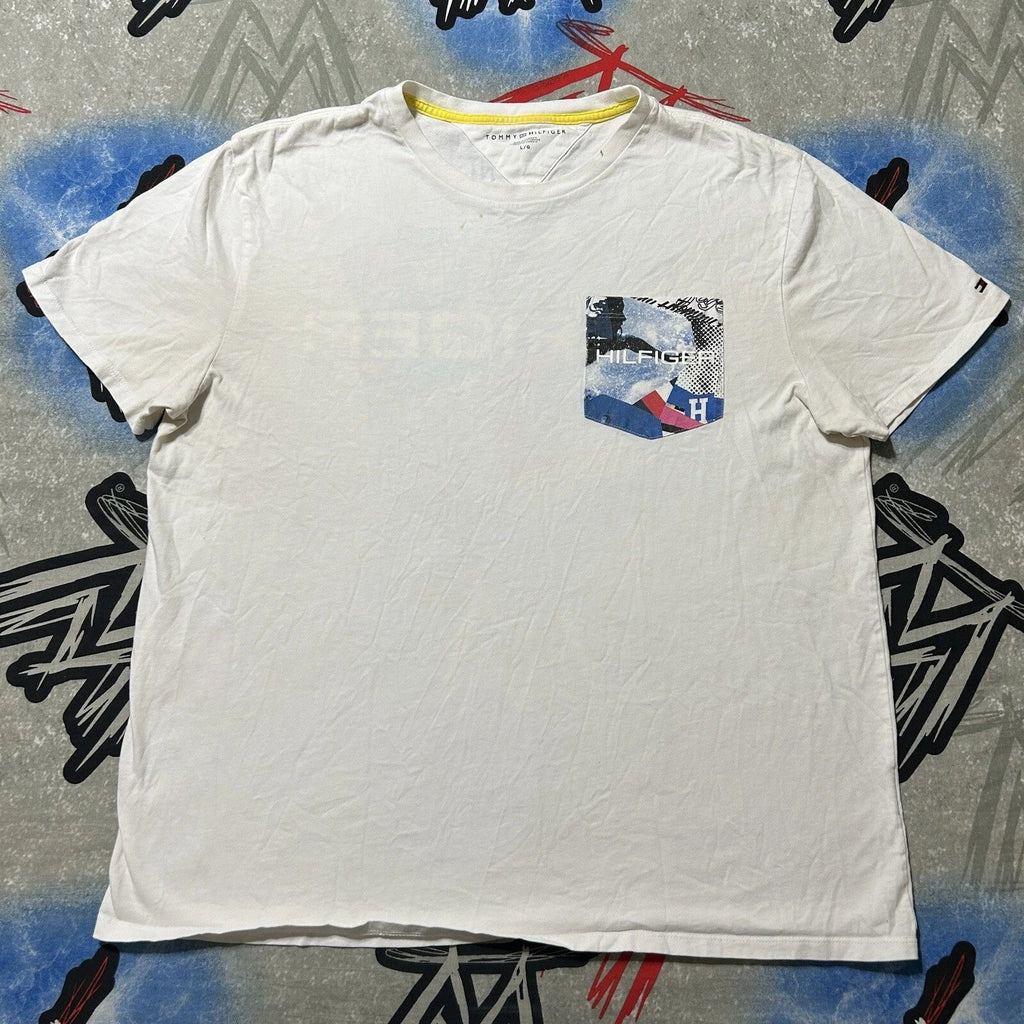 Tommy Hilfiger Front Pocket Surf Style Men's L T-Shirt