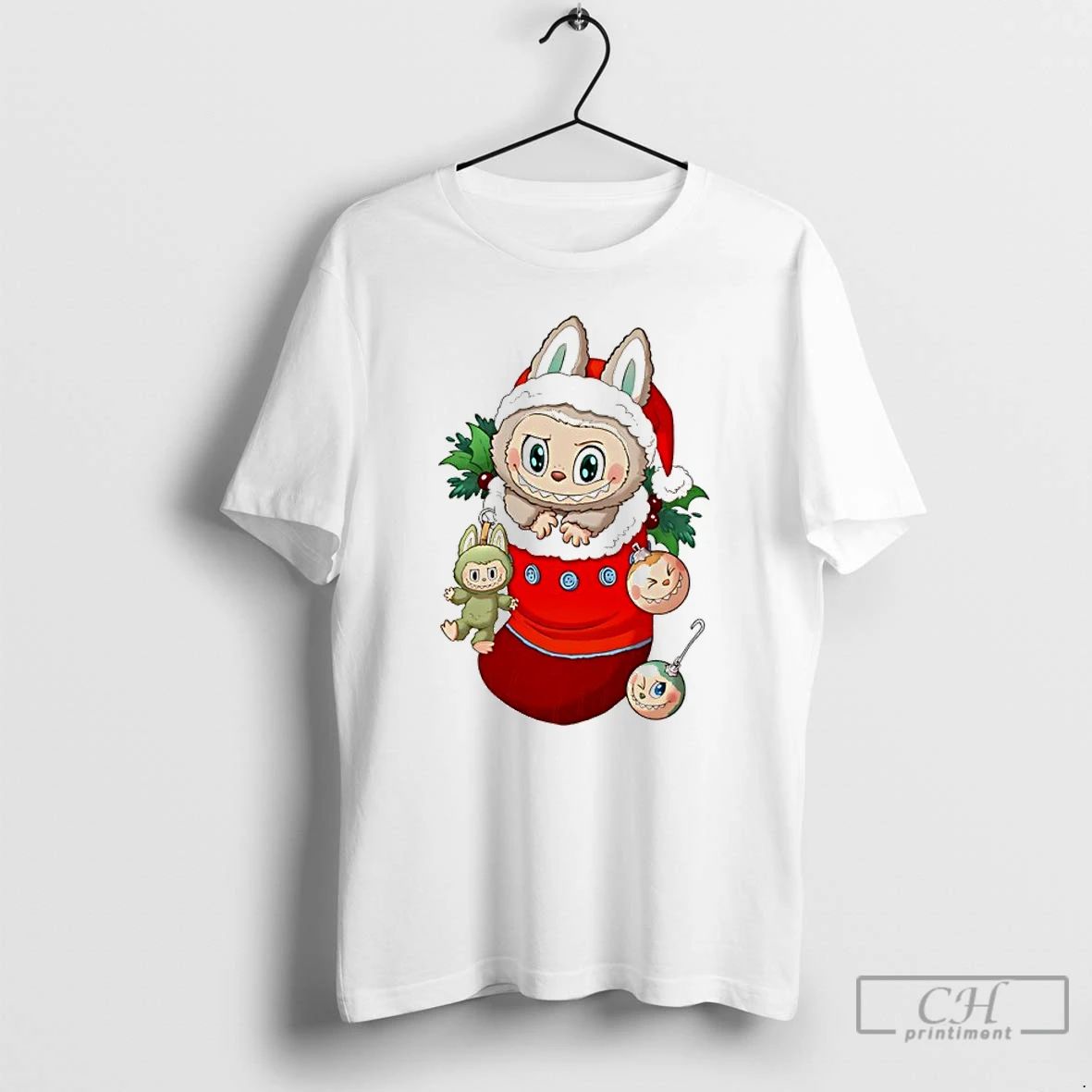 Premium Stocking Stuffer Labubu Christmas T Shirts