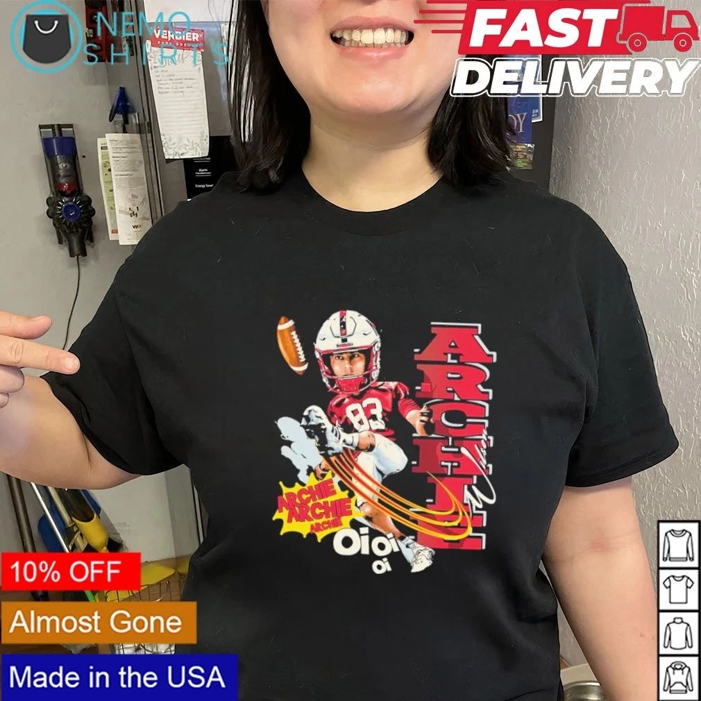 Archie Wilson Nebraska Cornhuskers No 83 Bootleg shirt