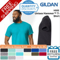 🔥 Gildan Unisex Hammer Cotton & Blends Short Sleeve T-Shirt Up To 4XL H000