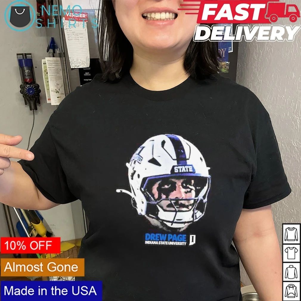 Drew Page Indiana State University Football shirt