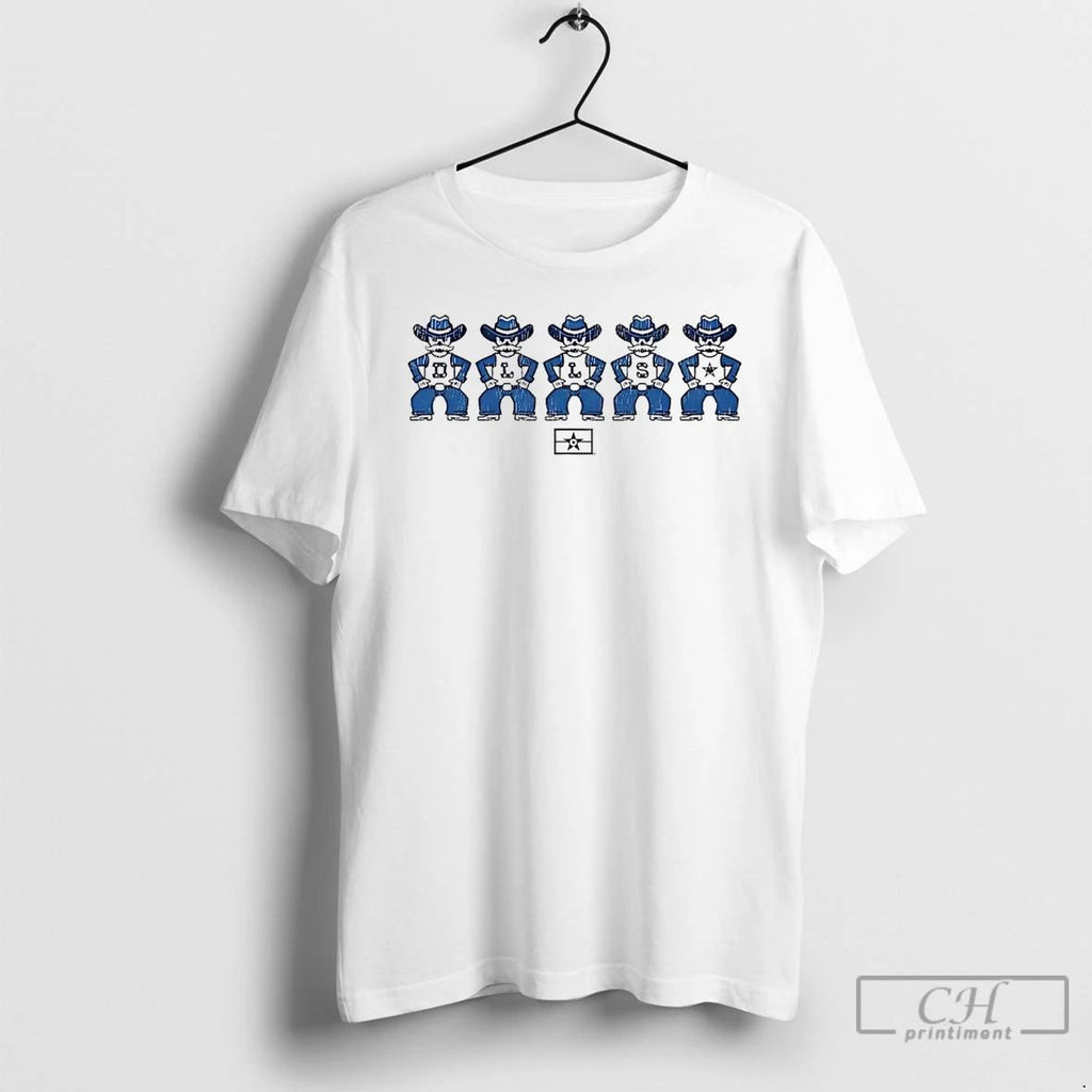 Premium Dallas Cowboys Dlls Five Wide T Shirts
