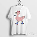 Classic Pink Duck Funny T Shirts