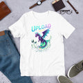 Fantasy Dragon Artwork with Upload Gaia Text