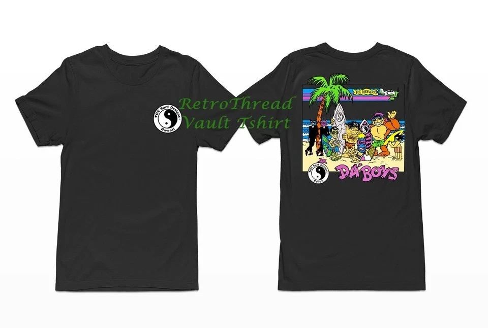 New 80S T&C Town & Country Surf Designs T Shirt Hawaii Skate 1986 Vintage