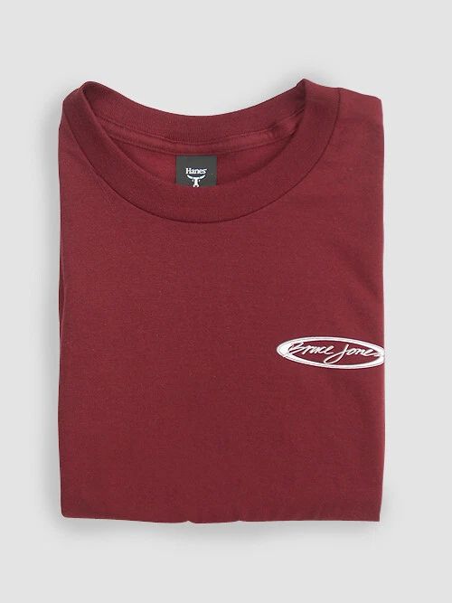 Bruce Jones Surfboards - limited edition t-shirt - maroon - size XL