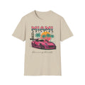 RX-7 Miami Drifting T-Shirt JDM Retro Vaporwave Style 80s Anime Street Racer Tee