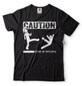 Caution This Is Sparta Cool T-shirt Funny Tee Shirt Spartan T-shirts Gym T-shirt