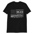 Mustang GT 5.0 Foxbody Fox Body American Icon Short-Sleeve Unisex T-Shirt