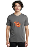 Dragon-In-Flower-1 Mens Graphic Tee, 100% Cotton, Casual Summer Wear
