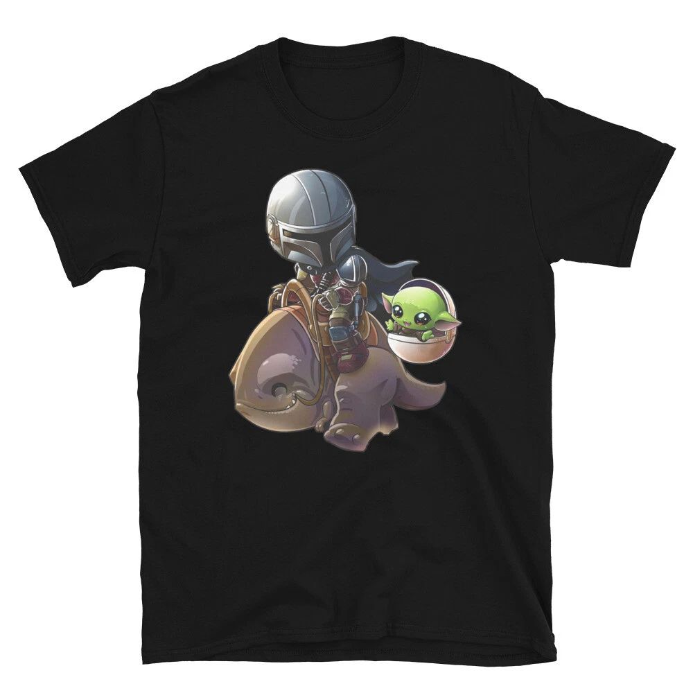 Mandalori bb yod action movie sci fi fun graphic Short-Sleeve Unisex T-Shirt