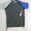 CK@L Generation Colorblock Black Men's Crew Neck Short Sleeve T-Shirt Size M