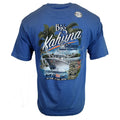 Men's T-shirt Newport Blue -Size M Only - Big Kahuna Tiki Summer Cruise Ocean