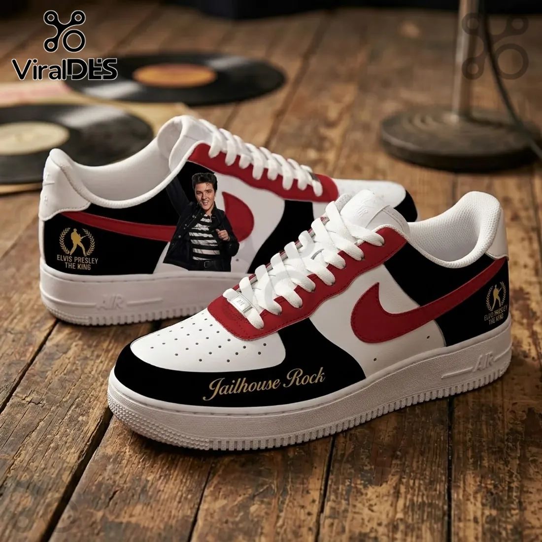 Elvis Presley Jailhouse Rock Air Force 1 Sneakers