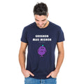 Men's Short Sleeve T-Shirt Grognon But Cute 2 Navy Blue