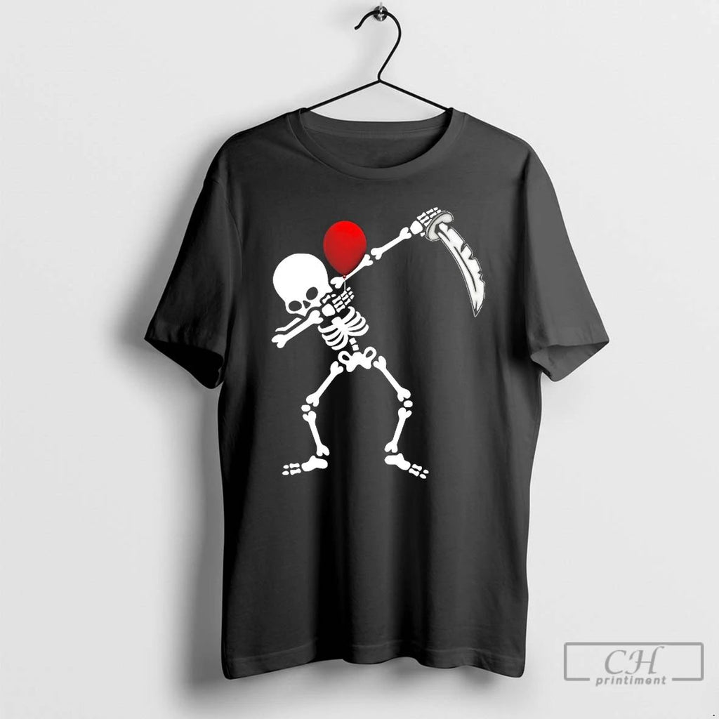 Classic Dabbing Skeleton Halloween T Shirts