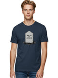 Here-Lies-My-Motivation-2 Mens Graphic Tee, 100% Cotton, Casual Summer Wear