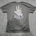 Quiksilver T-shirt Men X-large Gray Peace Out Brochachos Outlaw Surf Tee