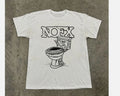 NOFX The Final Tour MTL 2024 Toilet Unisex White Cotton T-shirt, Size S-5XL