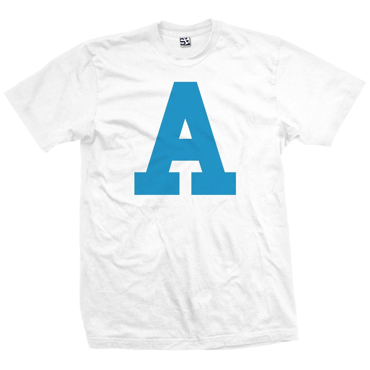 Custom Big Letter T-Shirt | Sports Fan Team Colors Cheer Crowd Large Font Text